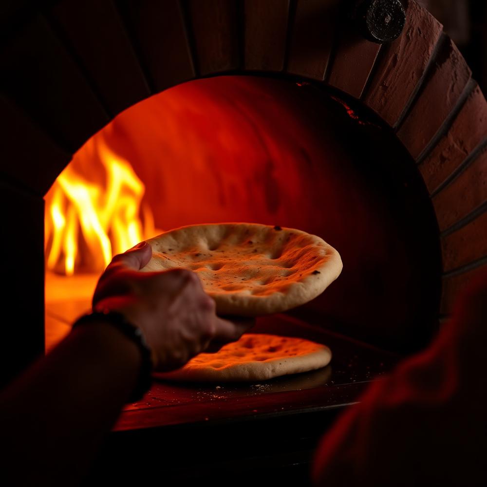Naan w tandoorze